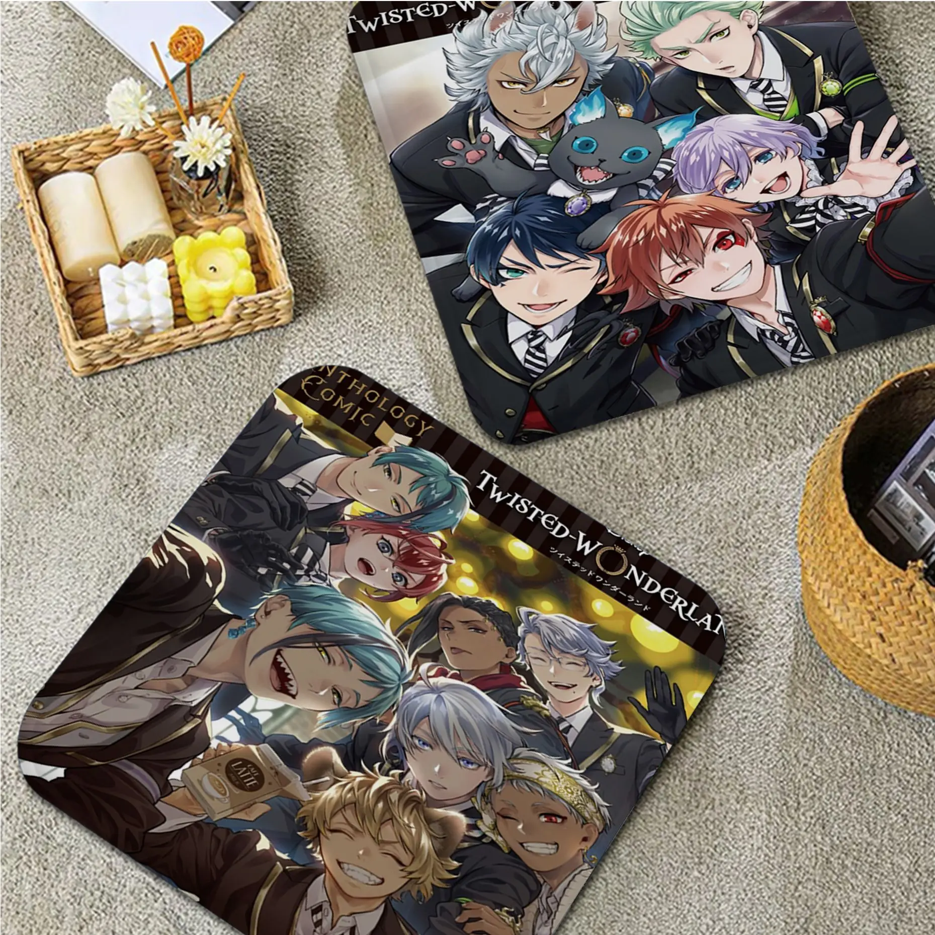 

Disney Twisted Wonderland Modern Chair Mat Soft Pad Seat Cushion For Dining Patio Home Office Outdoor Garden Chair Cushions