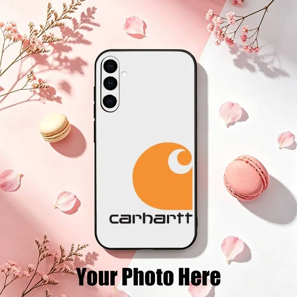 Фото Самый продаваемый чехол Carhartts V-Vintage для Samsung Galaxy A73, A72, A71, A70, A53, A52, A51, мягкий силиконовый черный чехол №3