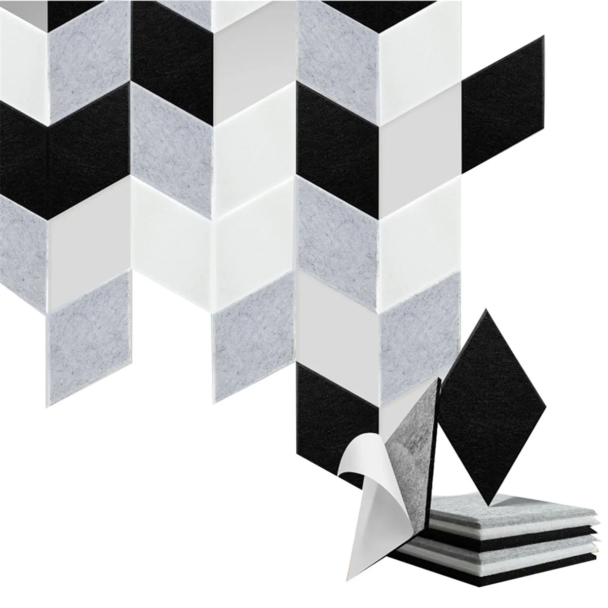 Самоклеящиеся звукостойкие настенные панели звукопоглощающие из пенопласта для