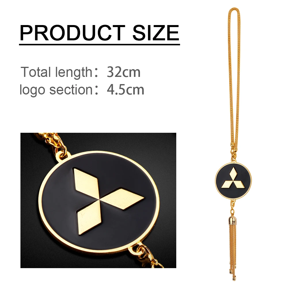 Интерьер автомобиля эмблема зеркало заднего вида подвеска украшение для Mitsubishi ASX