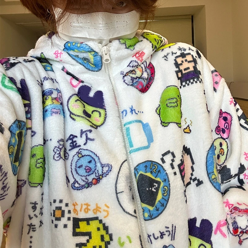 Тамагочи плюшевый пижамный комплект с капюшоном милый мультфильм чтобы