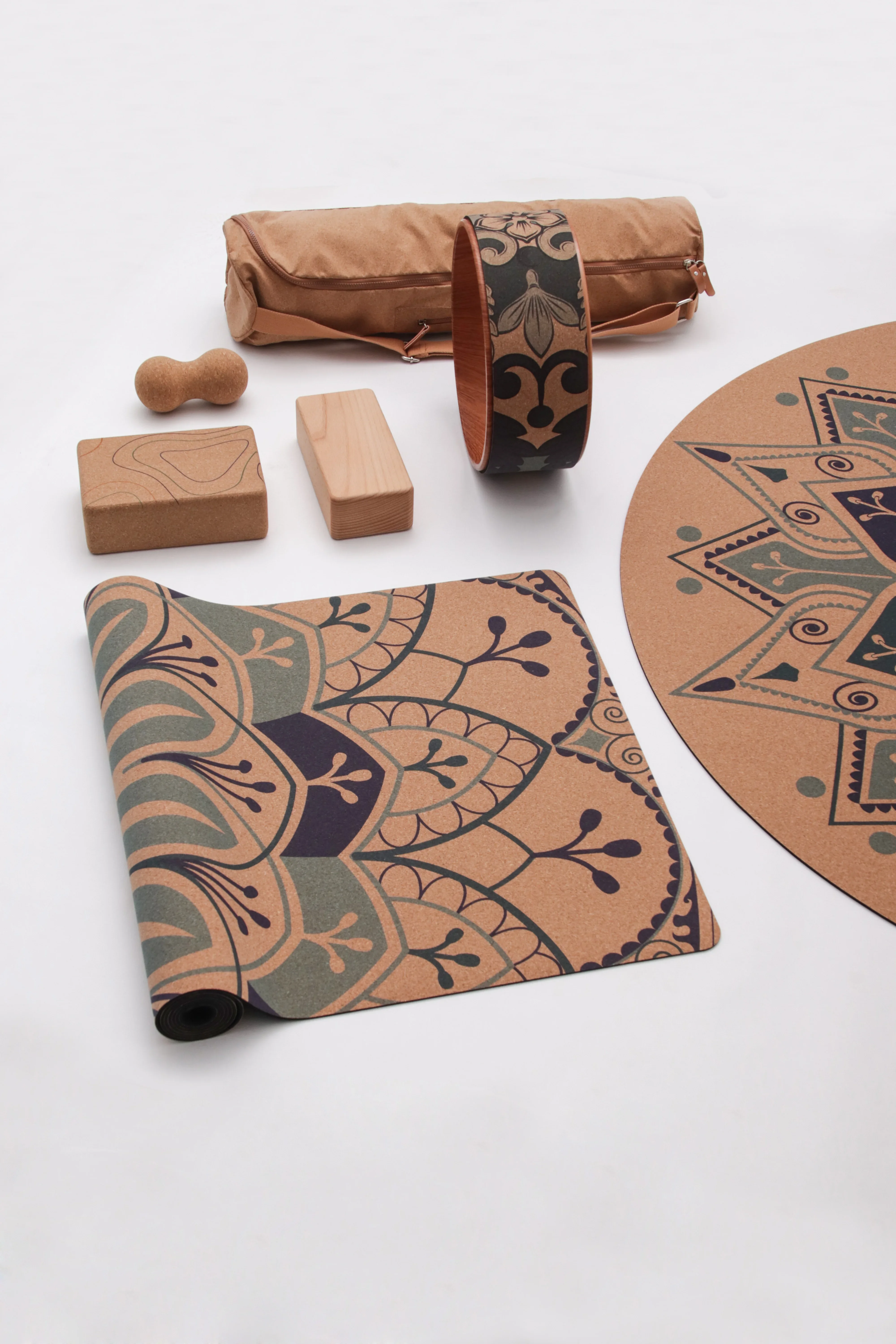 Коврик для йоги из натурального каучука пробка оптовая продажа на заказ