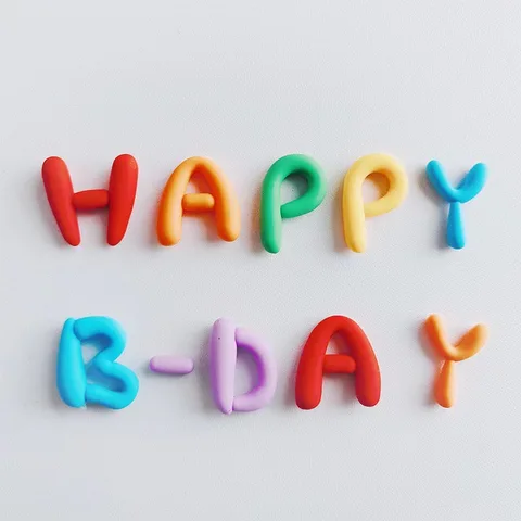 Украшения для торта Happy Letter MOONBIFFY