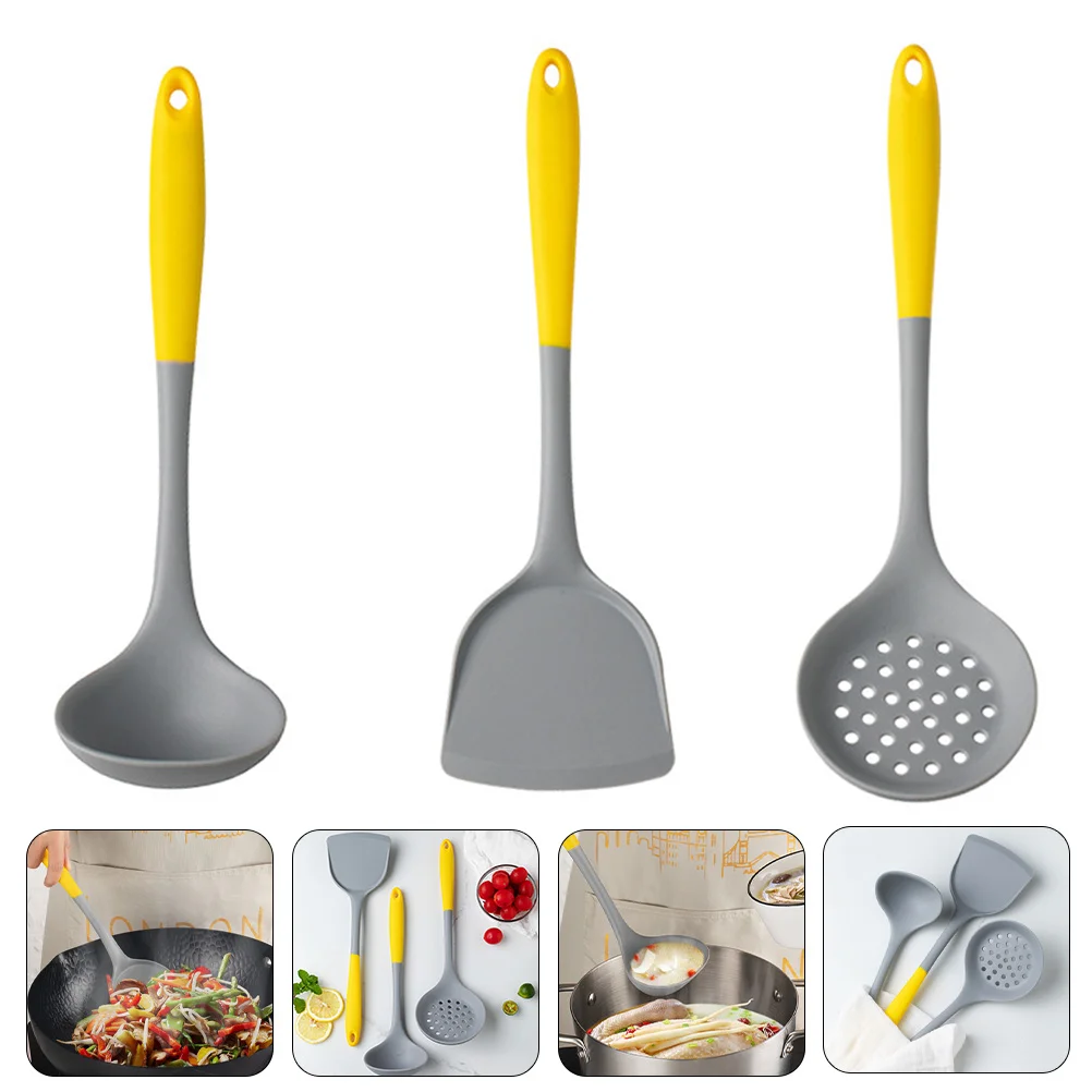

1 Set Home Spatula Kitchen Supply Kitchen Utensil Spatula And Slotted Spoon for Kitchen Cooking