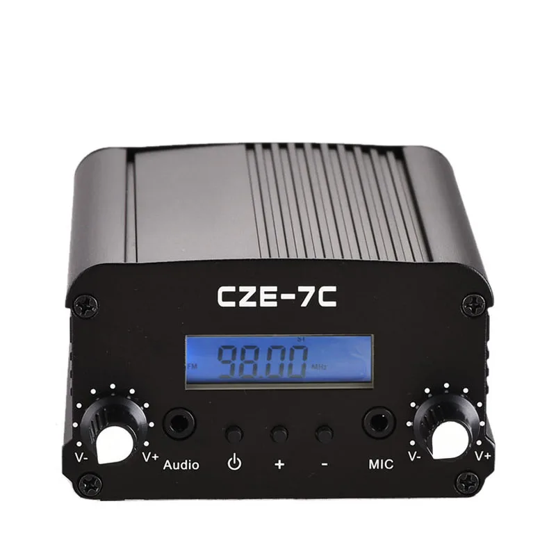 CZERF Φ 76-108 МГц Регулируемый 7 Вт PLL стерео FM-передатчик |