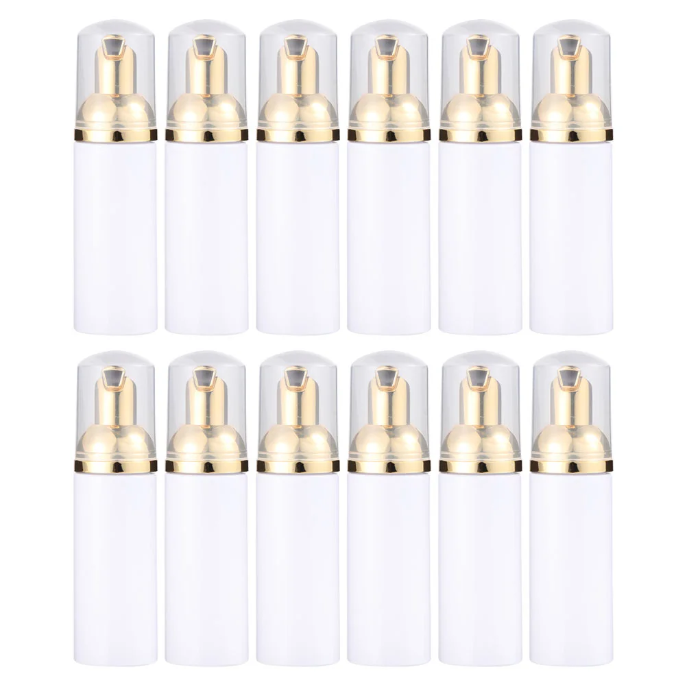 

12Pcs 30ml Empty Refillable Bottles Foaming Facial Cleanser Container Holder