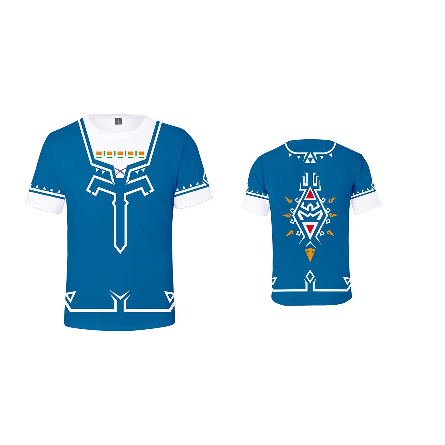 

3D Printing Zelda Kids T-Shirts Pop Tops Harajuku Pattern Unisex Kids Clothing Boys Girls Clothes Cartoon Baby T-Shirts