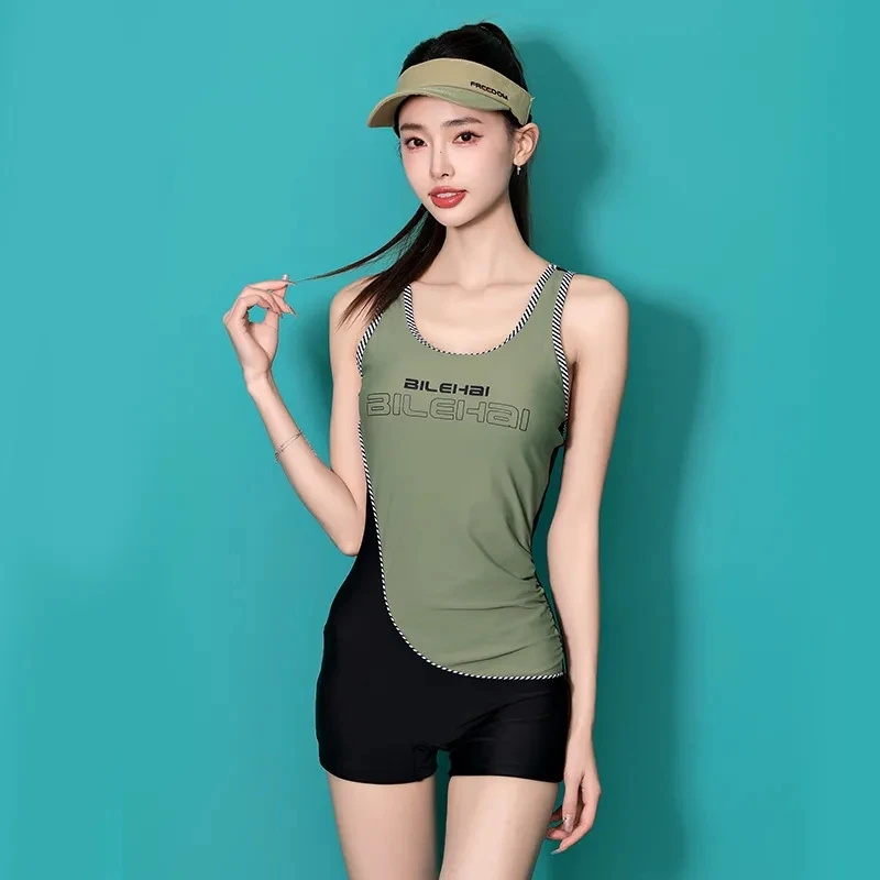 Купальник-боди Женский с плоской подошвой профессиональный спортивный