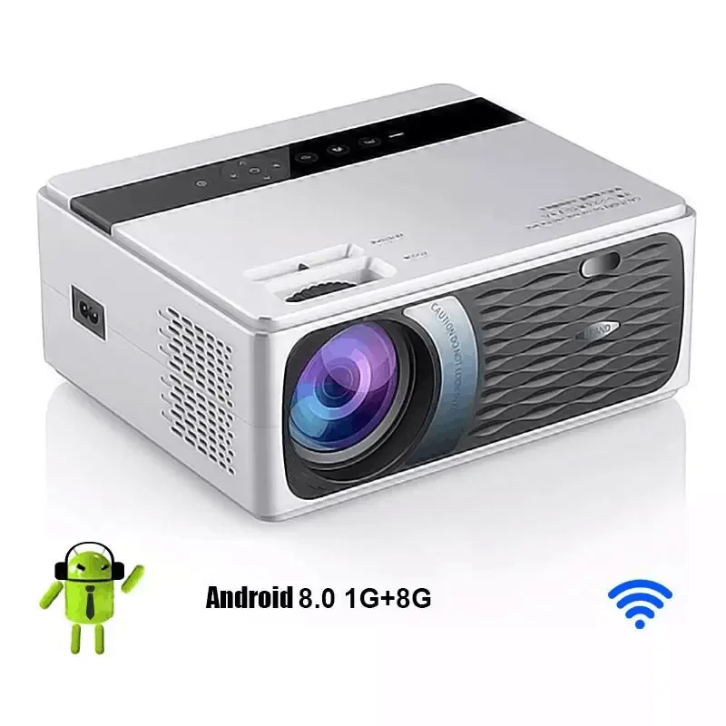 

Projector Wifi Android 8.0 Portable Projector For Cell Phone Video For Home Cinema Led Beamer PR47213