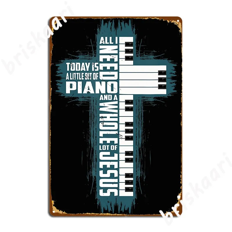 

Музыка вера Бог все, что мне нужно сегодня-это Иисус мое фортепиано, металлический знак для кинотеатра, гостиной, украшения для дома и гаража