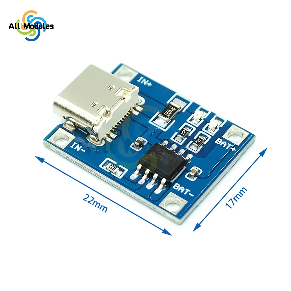 5 шт. 10 Type-c Micro USB в 1A 18650 TP4056 TC4056A