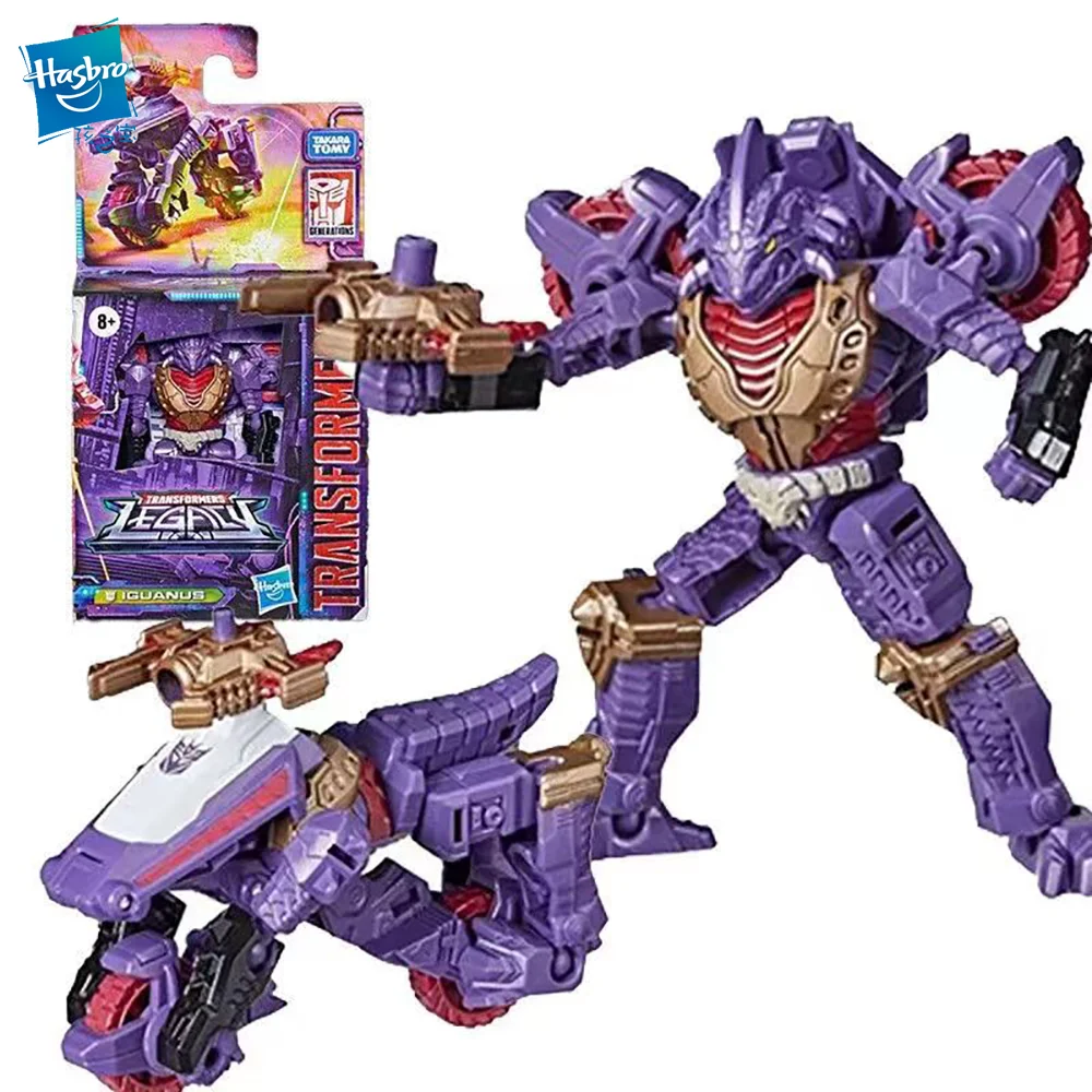 

Hasbro Трансформеры поколения наследие основной уровень мотоцикл режим игуанус робот 8 см детская игрушка Подарки собирать игрушки F3014