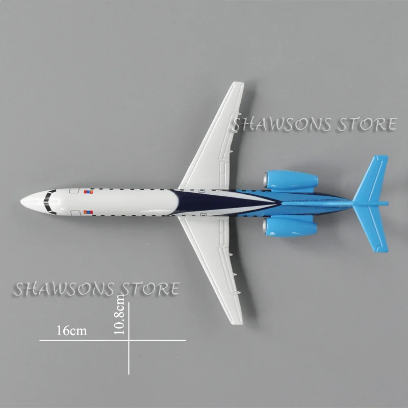 Масштаб 1:180 литая под давлением металлическая модель самолета игрушки Embraer ERJ 145