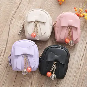 FENICAL Coin Purse Mini Bckpack Coin Pouch Zip Backpack keychain Small Bag  Charms for Women Kids