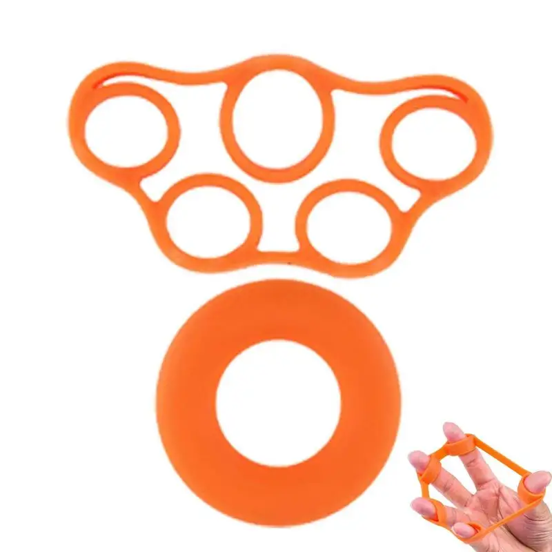 

Силиконовый тренажер для пальцев, инструмент для тренировки пальцев, набор оборудования для фитнеса для рук на запястье, Прямая поставка