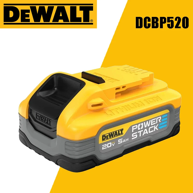 

DEWALT DCBP520 20V MAX * XR POWERSTACK™Батарея 5 Ач, стабильный выход, аккумулятор с высоким сроком службы