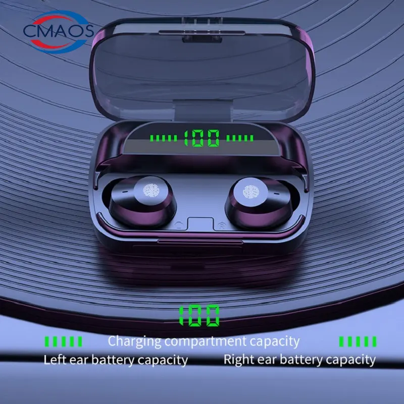 

New Private Model TWS Bluetooth Headset Wireless Binaural Sports Mini Waterproof OEM in-Ear 5.1