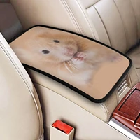 hamster hand in mouth car center console armrest cover pad seat armrest box protector universal car trim suitable for
