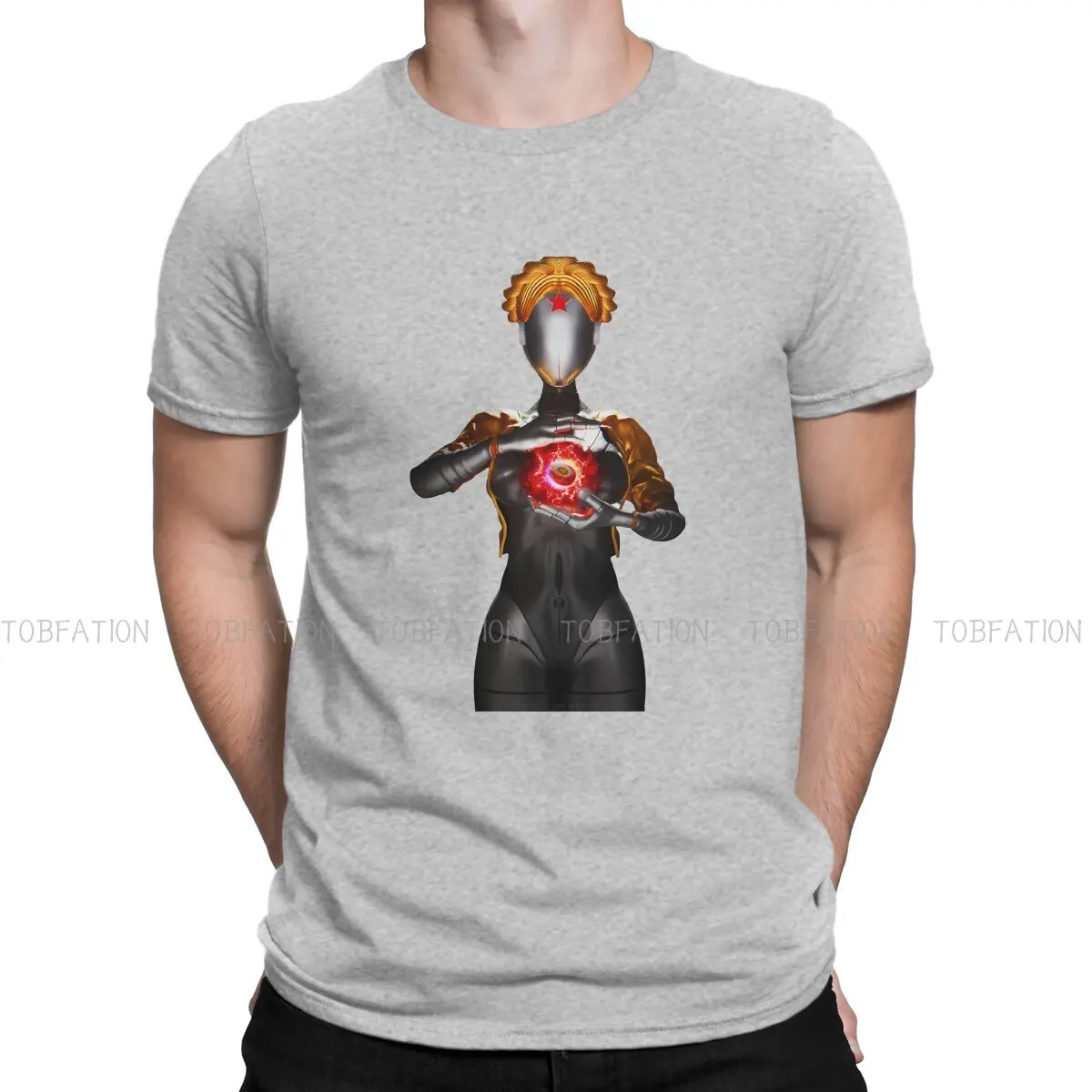 Shock Wave Harajuku TShirt Russia Atomic Heart Natasha Jointly USSR Creative Leisure T Shirt Male