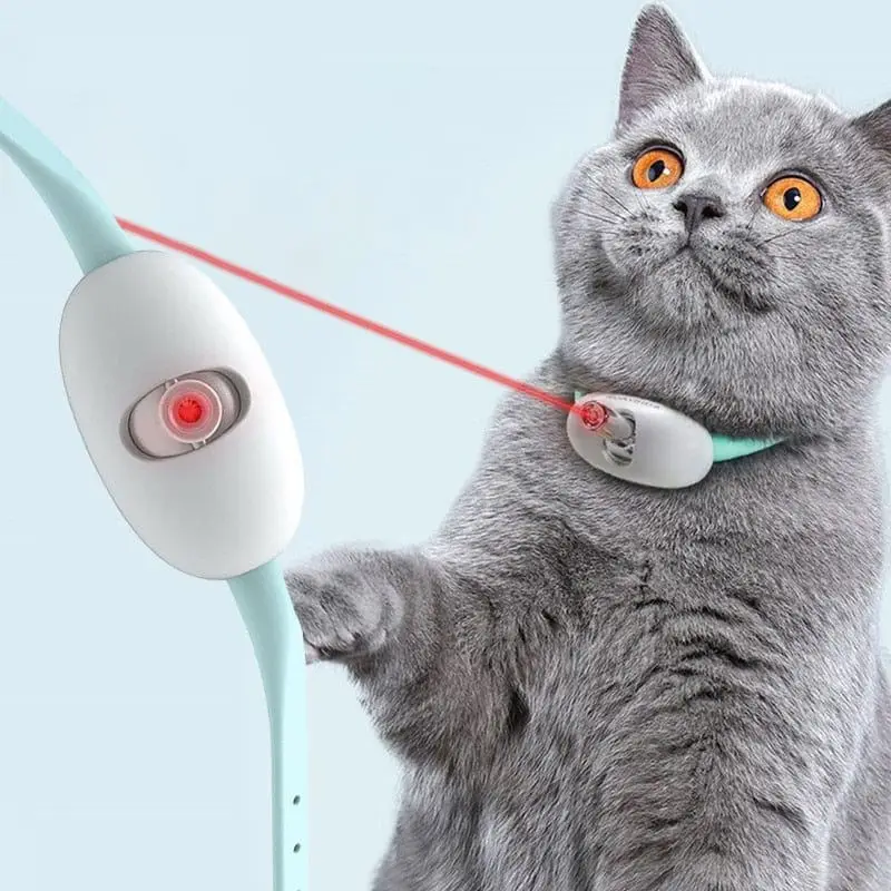 LMZOE-Smart Laser for Cats Электрический ошейник Регулируемые игрушки для кошек