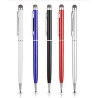 1pc mini 14cm mobile phone stylus fine point round thin tip capacitive touch screen stylus pen universal for ipad for iphone