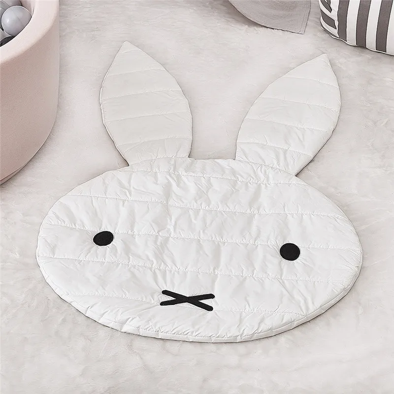 Rabbit Baby Playmat 0-24 Months Cotton Soft Foldable Breathable Gym Sport Climbing Pad Activities Game Toys Play Mat Sleepmat