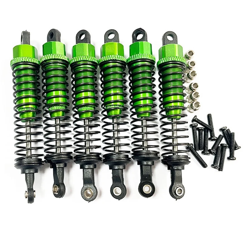 

6Pcs Metal Oil Shock Absorber Damper For HOSIM XINLEHONG XLH 9125 9155 9156 1/10 1/12 RC Car Upgrade Parts Accessories