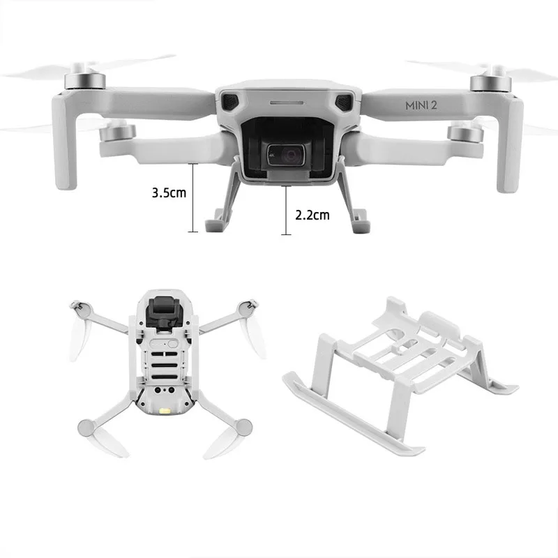 Комплект складного шасси для DJI Mini SE/Mini 2/Mavic кронштейн мини-дрона с защитой от