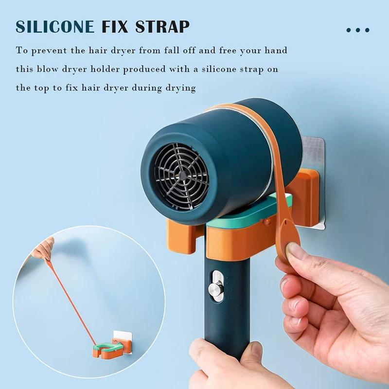 Фен для волос свободные руки вращающаяся Регулируемая подставка без дрели