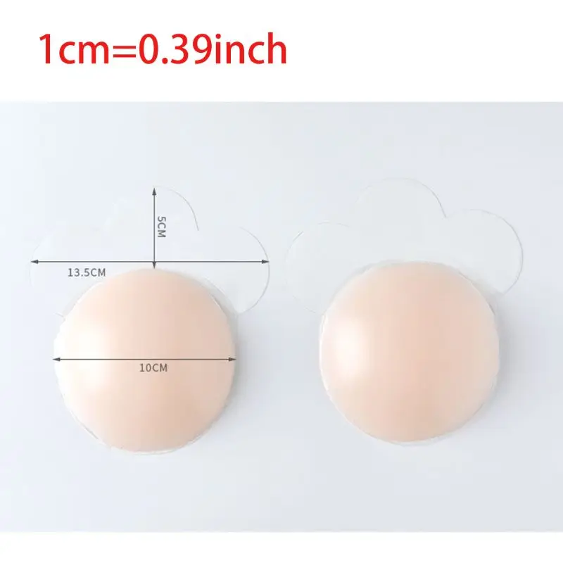

Women Silicone Nipple Covers Petals Lift Pasties Adhesive Invisible Strapless Sticky Bra Wedding Dress Breast Pads 37JB