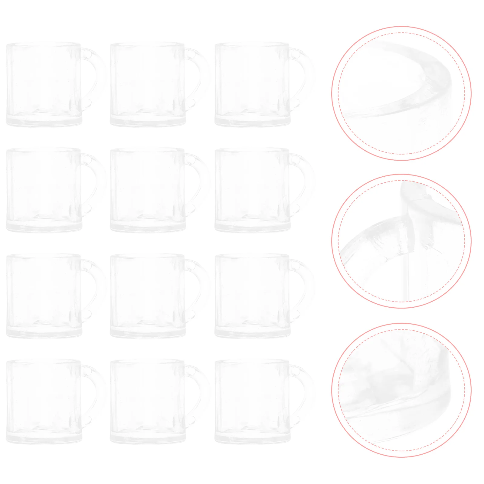 20 шт. аксессуары для миниатюрных моделей модели пивных чашек декоры дома