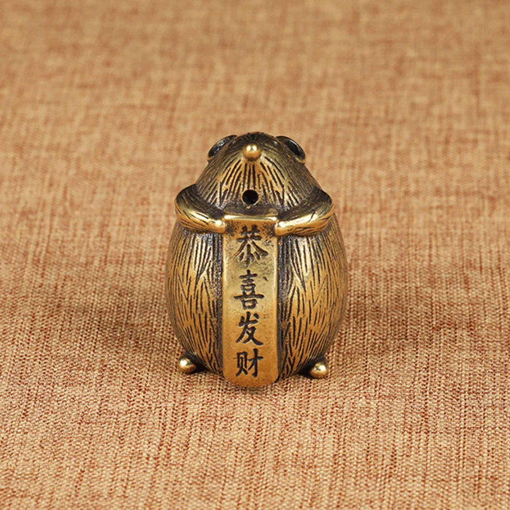 Антикварная коллекция Chaoai маленькая бронзовая посуда поздравляем с получением