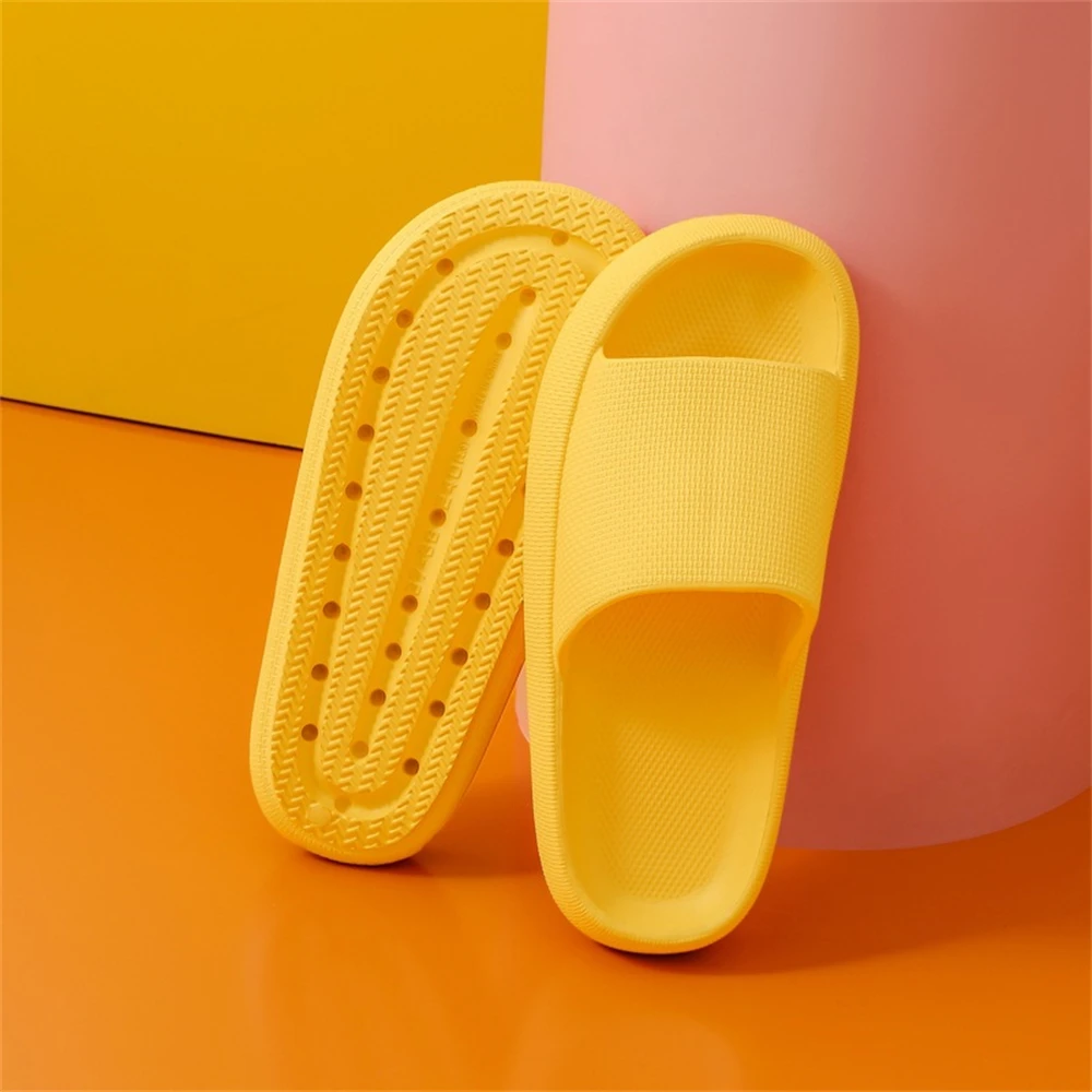 Summer Heightening Thick Bottom Fashion Bathroom Home Slippers Couple Men and Women Wear Sandals Comfortable Breathable Shoes