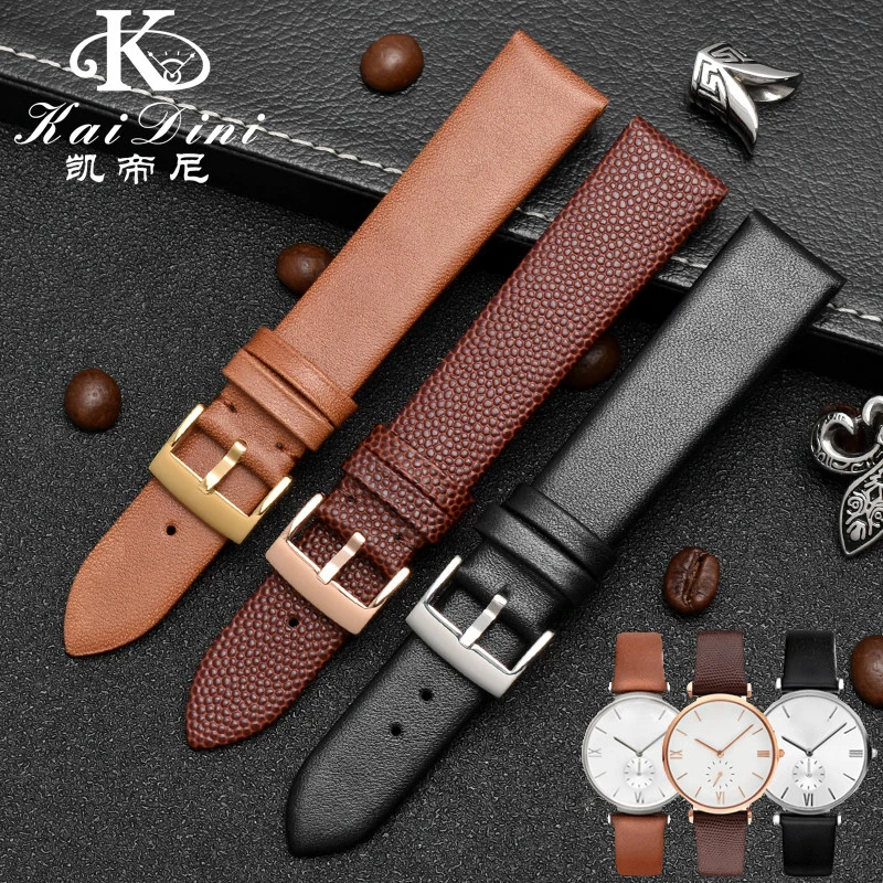 

Кожаный браслет ручной работы для AR1674 1675 1677 1819 9042M 9038M удобный винтажный ремешок из коровьей кожи женский ремешок из кожи с поясом 18 мм