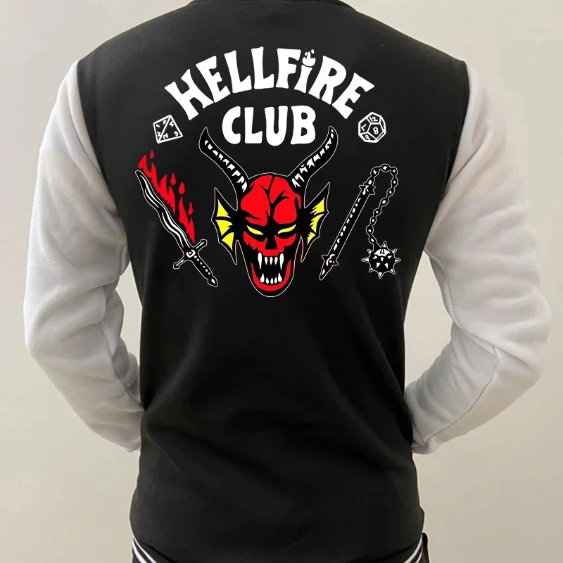 Бейсбольная куртка Hellfire для мужчин и женщин Клубная куртка-пилот пар уличная