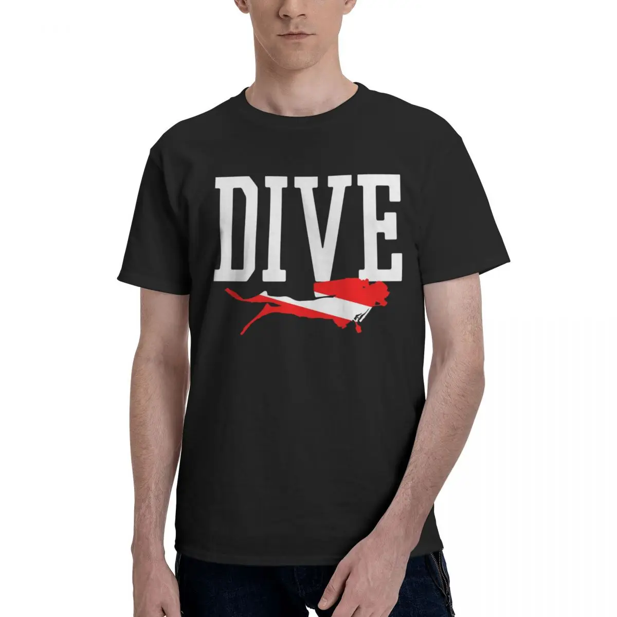 

Divin Scuba Diving 4 Adult T-shirt Harajuku Tees Graphic Vintage Funny Joke Top quality Fitness USA Size