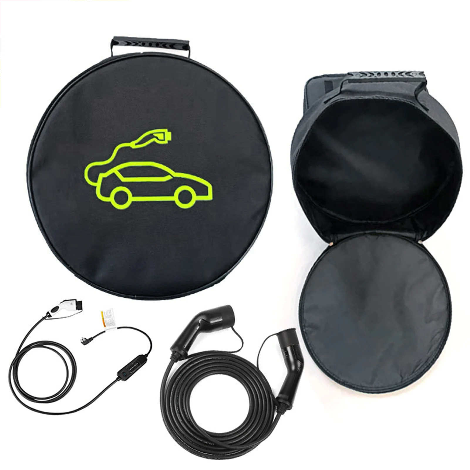 car charging cable storage bag jumper carry bag for electric vehicle charger plugs sockets charging equipment container storage free global shipping