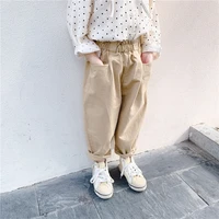 baby girls pants autumn kids clothes solid ruffles girl trousers children pants princess toddlers infant casual