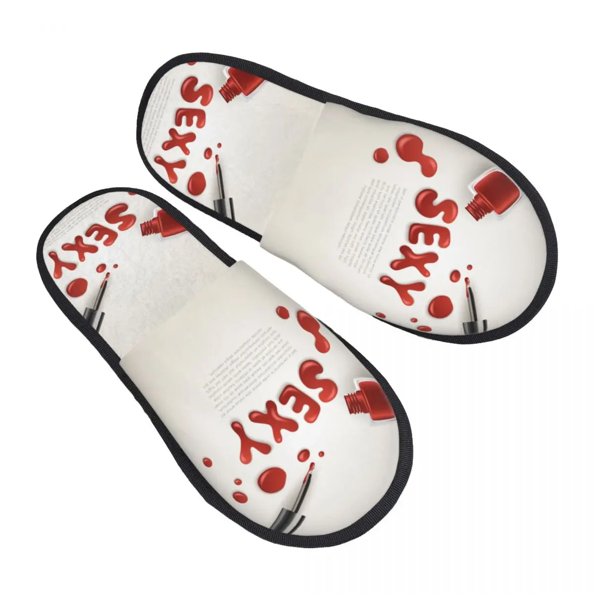 

Домашние тапочки с пенным наполнителем с эффектом памяти, пикантные мягкие тапочки для маникюра и маникюра, Уютные теплые Нескользящие тапочки