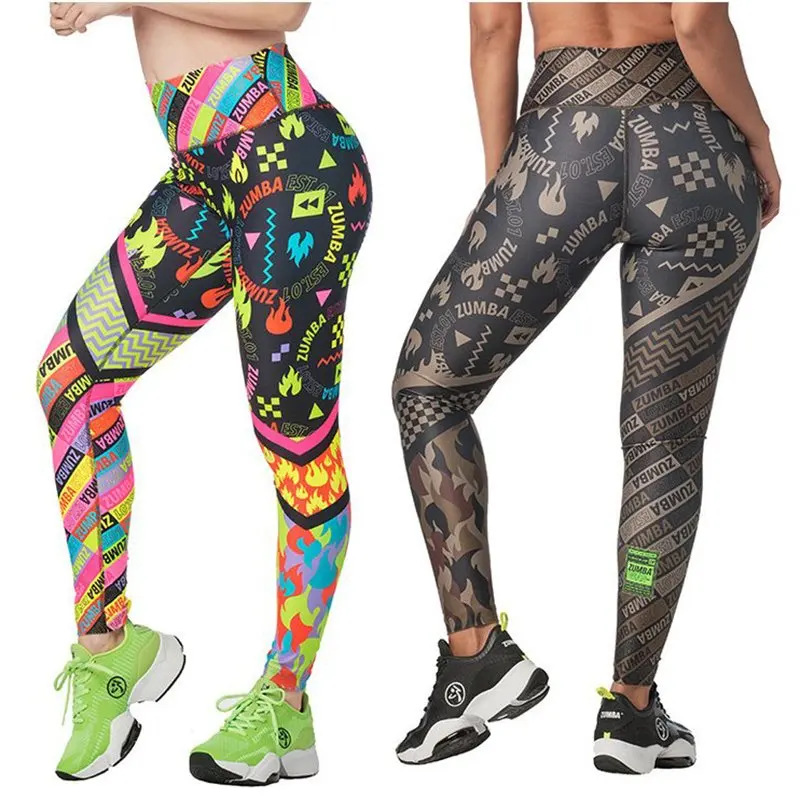 Одежда Zumba новинка дешевая Женская одежда штаны для йоги аэробики бега ног