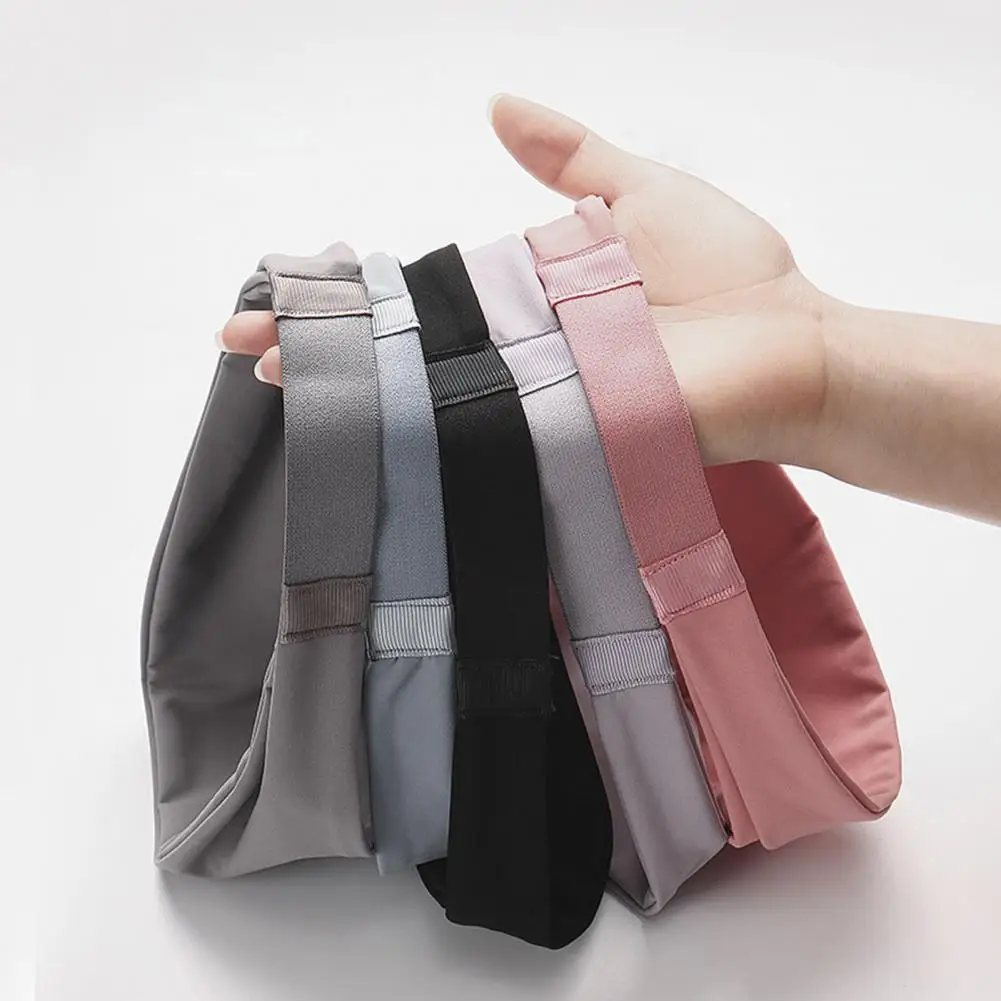 

Привлекательная спортивная повязка на голову с мягкой текстурой, Экологически чистая повязка на голову для мужчин и женщин, тренировочная ...