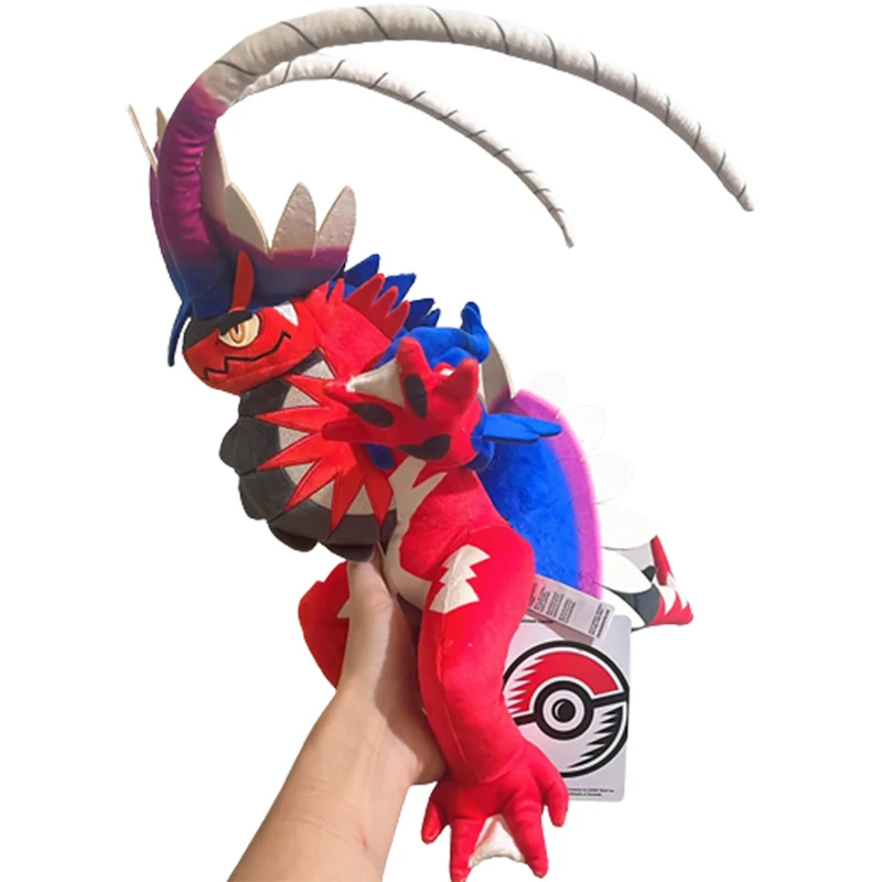 

Плюшевая игрушка в виде покемона, алая фиолетовая серия, кораидон, мирайдон, Sprigatito Fuecoco Quaxly Sprigatito Pikachu плюшевые игрушки Gengar, детский подарок