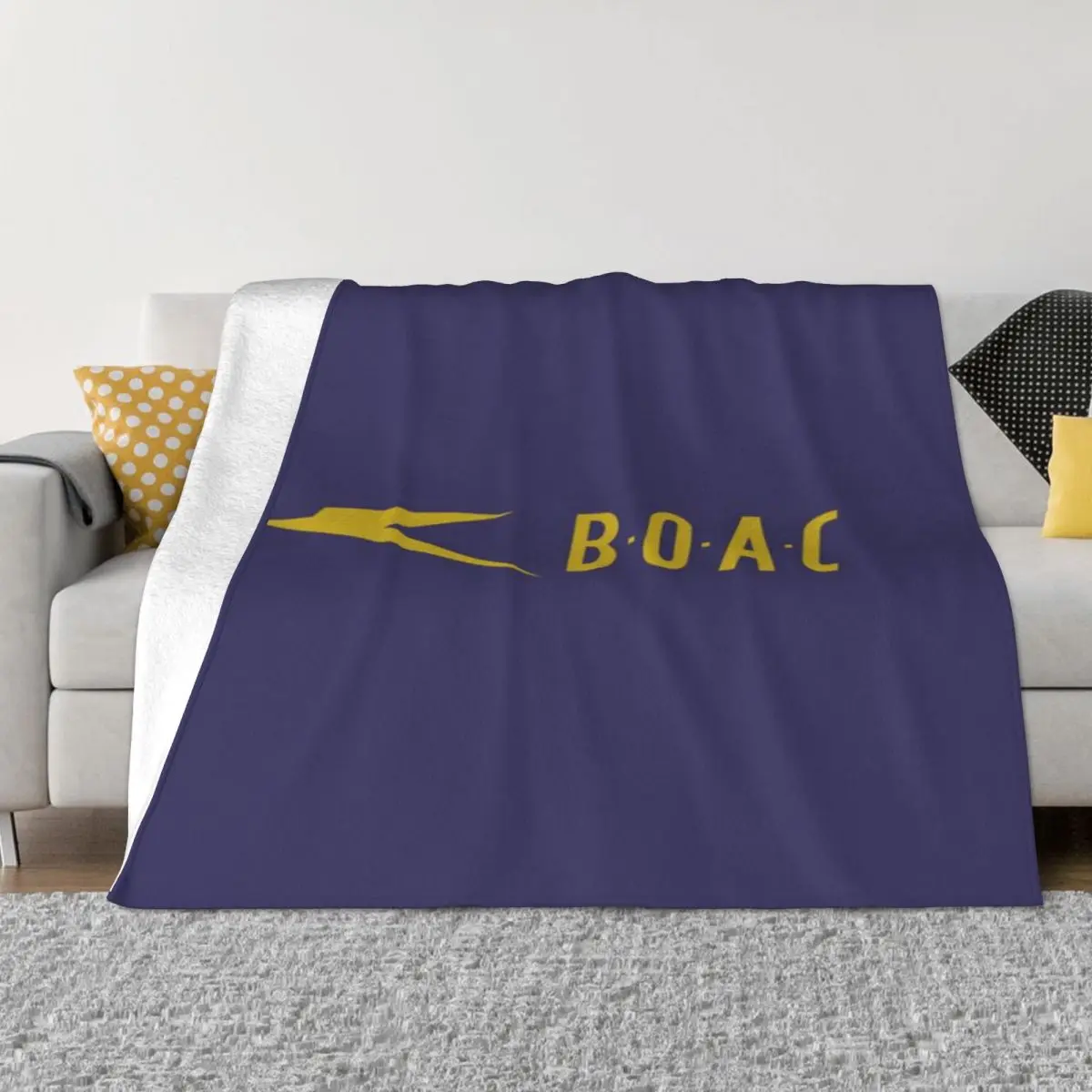 BOAC Vintage Airline Logo 2 ультра-мягкое Флисовое одеяло