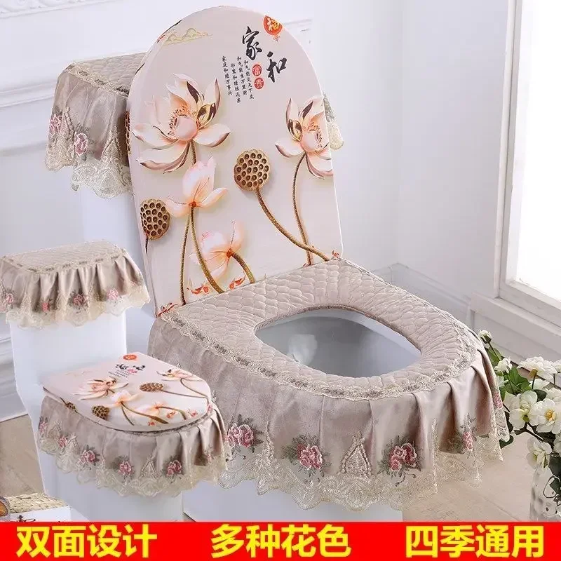 Китайский цветок с рисунком птицы табуретка подушка для сиденья кружевная