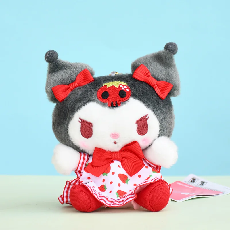 

Kawaii Sanrio Plush Doll Kuromi Accessories Cute Beauty Girl Heart Cartoon Anime Soft Children's Doll Plush Toys for Girls Gift