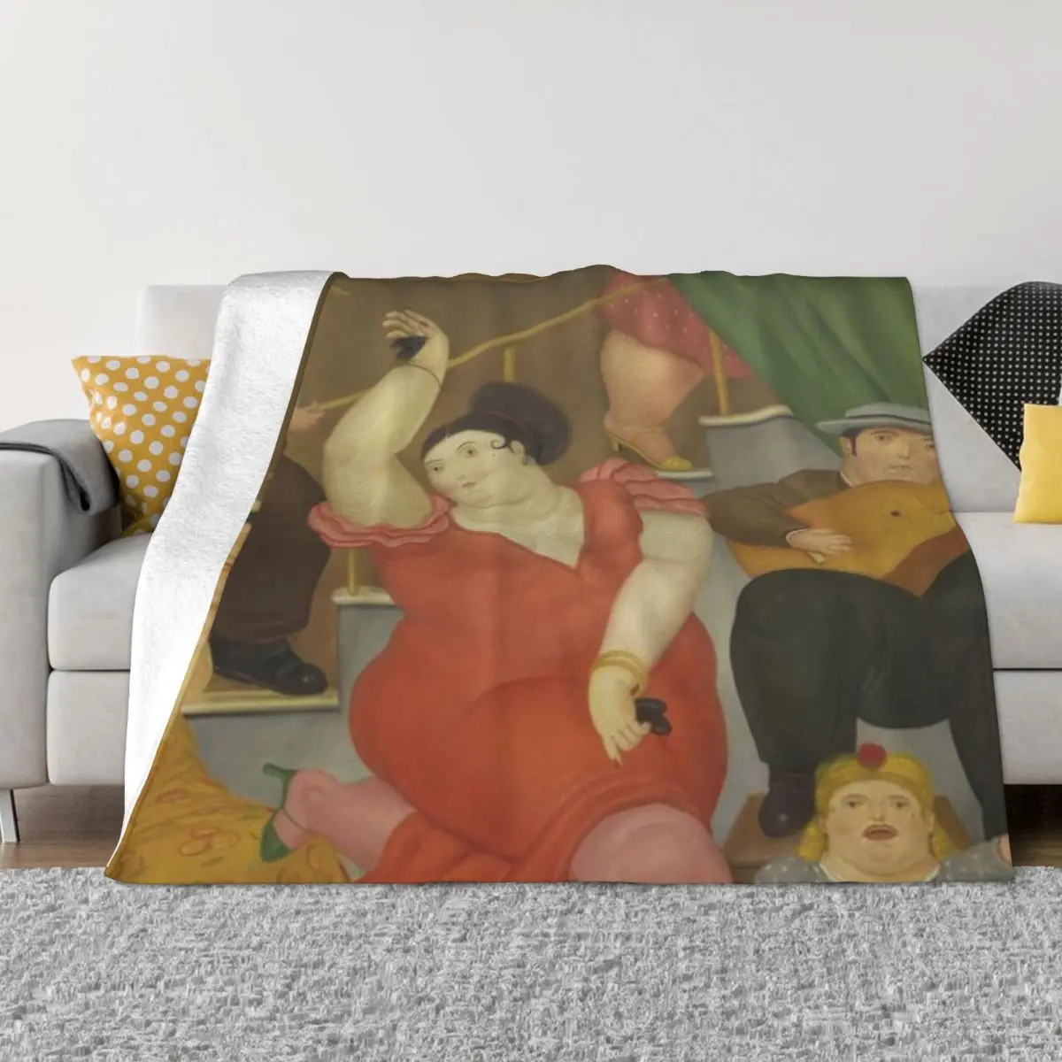 Fernando Botero — Tablao Flamenco плед из микрофлиса