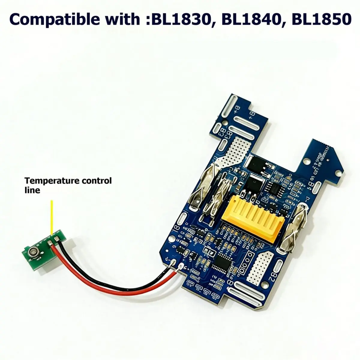 Фото Плата защиты аккумуляторов SCLS для блоков 18V BL1830 BL1840 BL1850 с LED-индикатором уровня заряда, быстрая зарядка 9А №3