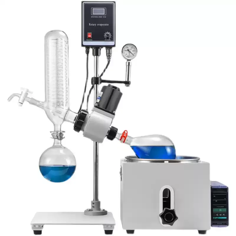 Фото Роторный испаритель (ротовапор) 2 л, лабораторное оборудование RE201D, 110/220В, подходит для промышленного производства, нефтяной промышленности, пищевой и сельскохозяйственной отраслей №3