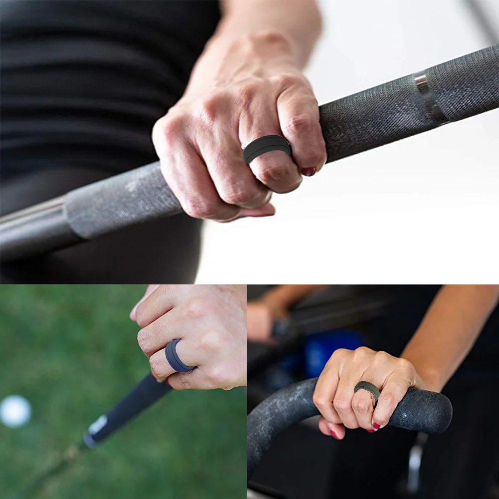 Geedyn 8 мм стильное Силиконовое кольцо для гибкого спортивного стиля