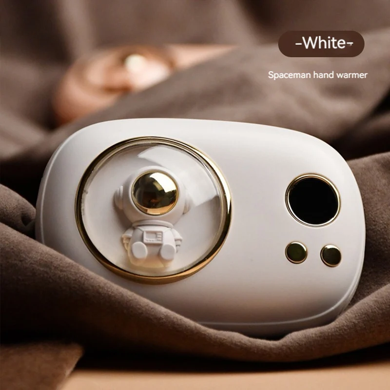 2024 New Winter Mini Space Number Display Warm Hand Treasure 10000 mA 2-in-1 Charging